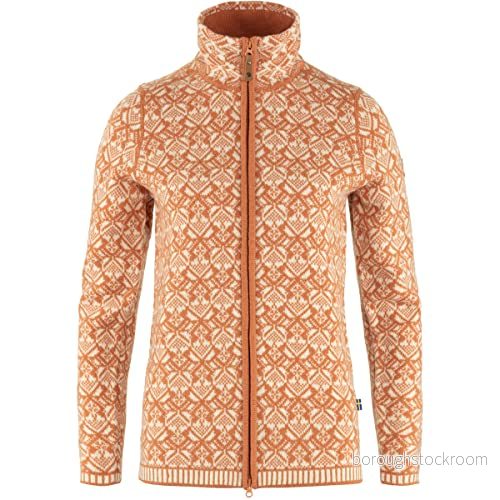 Fjällräven Dam Snow Cardigan W tröja, ökenbrun, M, Ökenbrun, M 7323450800062