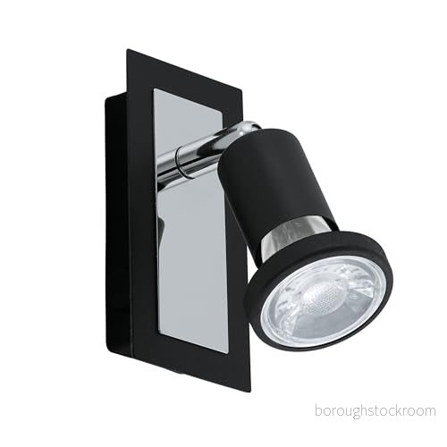 EGLO SARRIA spot svart, krom 9002759949631