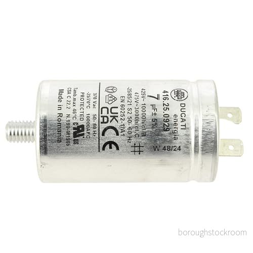 7 MF 450 V KONdensator för torktumlare LINGE CANDY 41039164 3662734340738