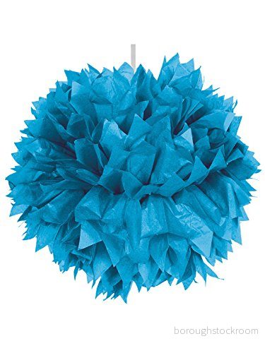 Folat Pompom azurblå 30cm 8714572228152