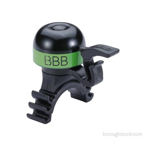 BBB cykelklocka mini styre ljudklocka för Road Mountain och racingcyklar, grön MiniFit 16 8716683095111