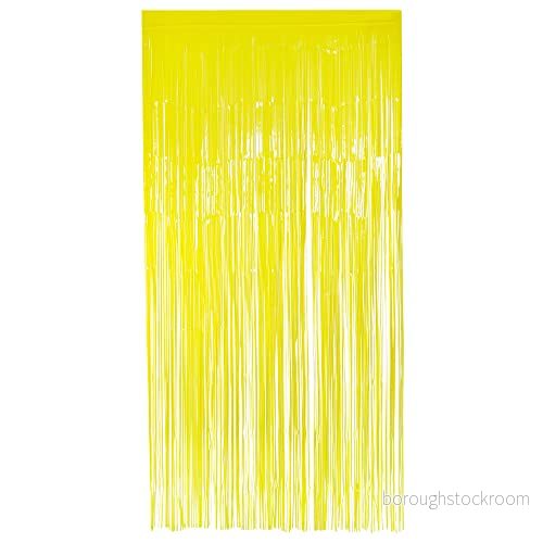 Boland Fluofilmgardin, 200 x 100 cm, festdekoration, nyår, bröllop eller födelsedag, dekoration, ribbgardin 8712026200358
