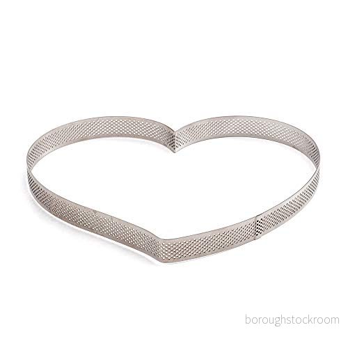 Decora 0064087 Stainless Steel Micro Perforated Heart Shape 24 X 22 3,5 H Cm 8024622071530