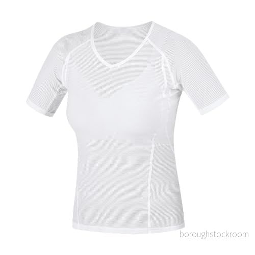 GORE WEAR M Base Layer Shirt, Baselayer dam, White, 40 4017912001717