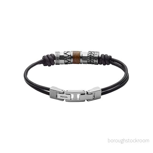 Fossil Armband, Storlek: One Size, Schwarz 4048803317389