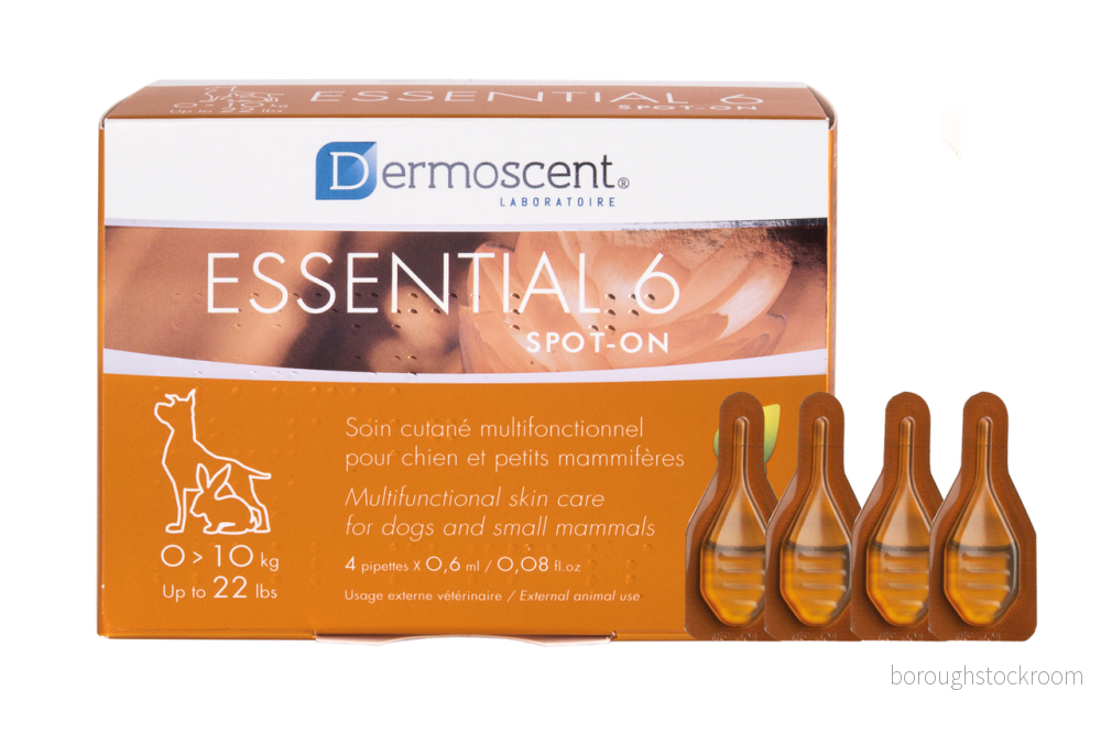 Dermoscent Essential 6 Spot On för Hundar - 10–20 kg - 4 x 1,2 ml 3760098110025