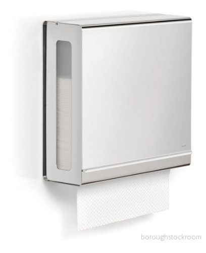 blomus NEXIO Pappersduksdispenser i polerat rostfritt stål, 30 x 27 13 cm, stål 4008832666667