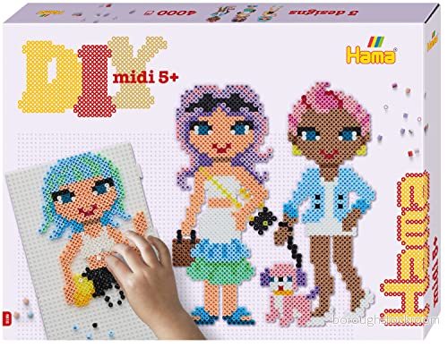 Hama Ironing Bead Set Gift Box Fashion Girls 40 28178031596
