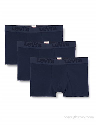 Levi’s MEN Premium Trunk 3 PACK Boxerkalsong, Storlek: Medium, Navy 8718824883397