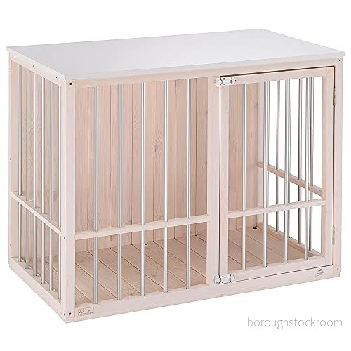 Ferplast 87040311 hundkoja DOG FORT, FSC trä, aluminiumstänger, säkerhetslås, 1 st 8010690165226