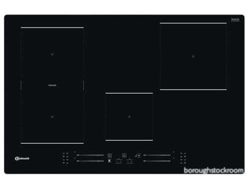 Bauknecht Induktionshäll, BS 2677C AL/77 cm/Flexi zon/booster/automatisk funktioner/timer/smältnivå/restvärmeindikator 4011577857146