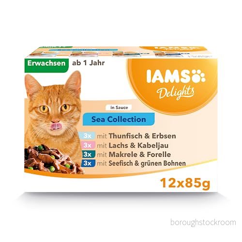 Iams Katt Vuxen Sea Collection i Sås 12x85 g 8710255100401