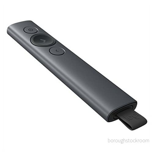 Logitech Spotlight Plus Presentationsfjärrkontroll 3 knappar skiffer 5099206072138