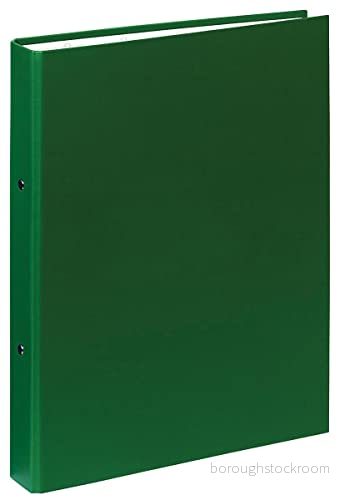 Exacompta 54373E ringpärm, 2 ringar, fyllningshöjd 30 mm, baksida 40 för DIN A4 plastöverdrag ytterpapper, grön 3130630543732