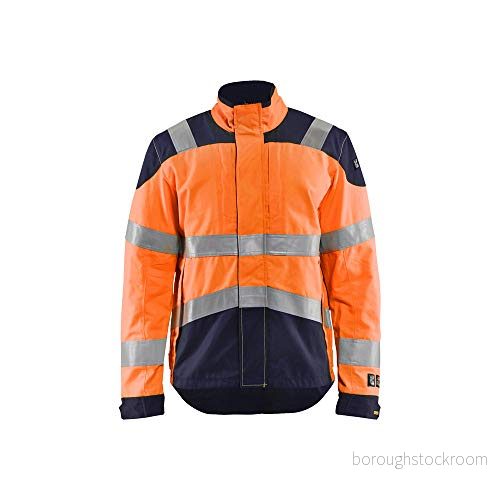 JACKA 4089 1513 MULTINORM INHERENT VARSELORANGE/BLÅ XXXL Beijerbygg Byggmaterial 7330509720363