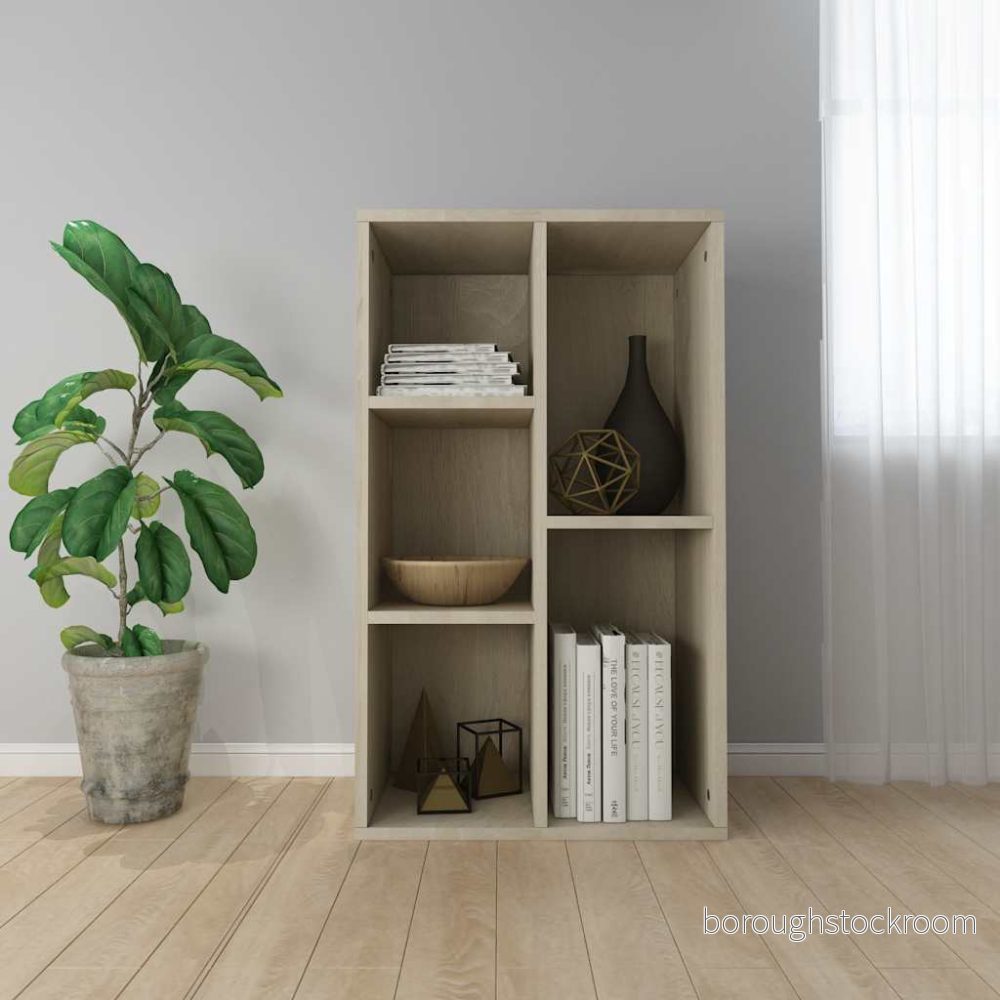 Bokhylla/skänk sonoma ek 50x25x80 cm konstruerat trä 8719883673264