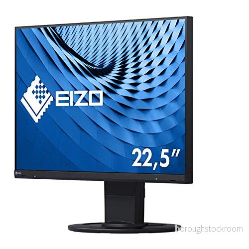 EIZO FlexScan EV2360 BK 57,2 cm (22,5 tum) Ultra Slim monitor (HDMI, D Sub, USB 3.1 Hub, DisplayPort, 5 ms reaktionstid, upplösning: 1920 x 1200) svart 4995047055198