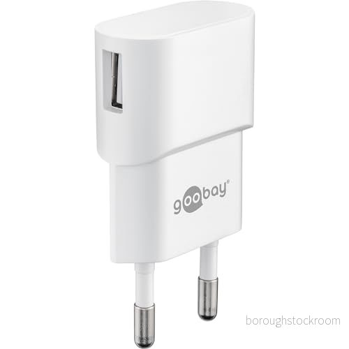 Goobay 44948 USB laddare extra kompakt 1A vit 4040849449482