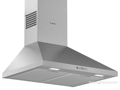Bosch Serie 2 DWP66BC50 Kåpa skorsten bredd: 60 cm djup: 50 utsug och återcirkulering ( ) med inbyggd motor rostfritt stål 4242005031986