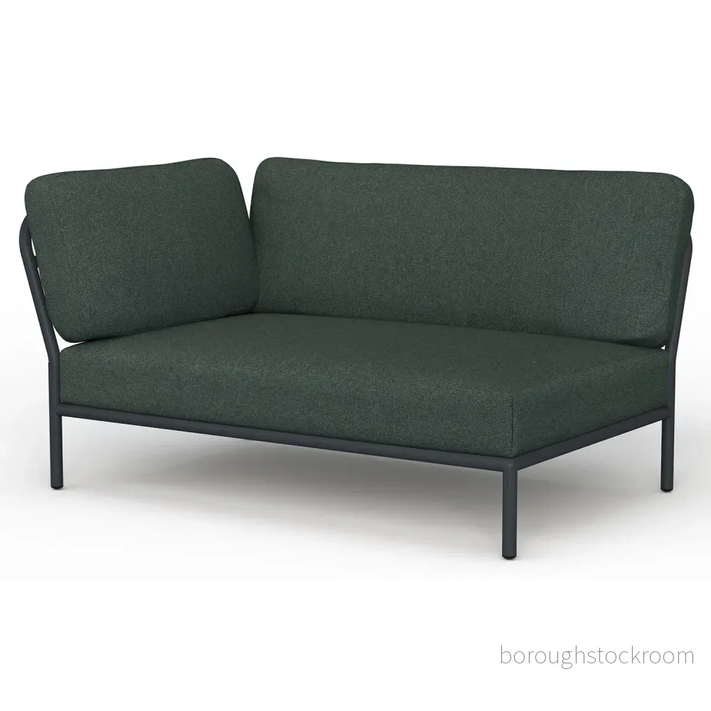 HOUE LEVEL / Left Corner Trädgårdsmöbler Alpine/Dark Grey L140 x W95 H82 SH38 cm 5714098014645