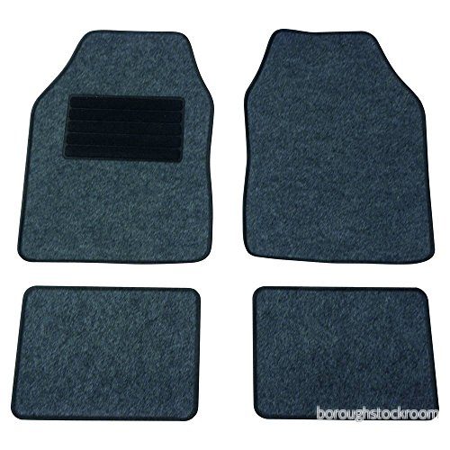 CARPOINT 0320815 Fussmatten Uni 'Malibu', Grau 8711293479122