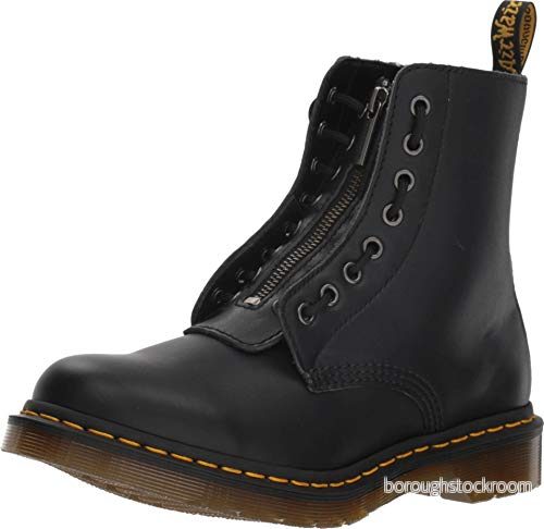 Dr. Martens 1460 Pascal FRNT ZIP 8 Eye Boot Snörstövletter - Storlek 37 - Svart Skinn 190665179743