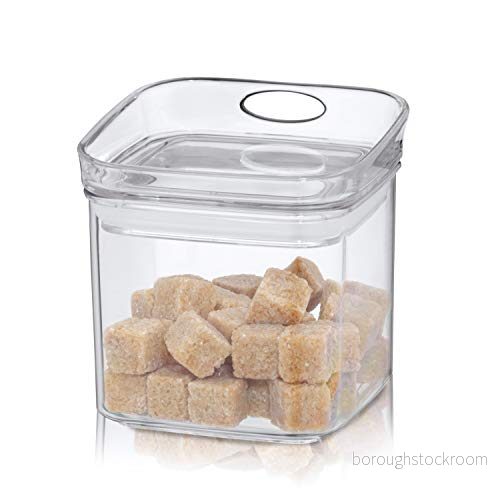 kela förvaringslåda Jule med lock 500 ml rektangulär transparent plastbehållare stapelbar livsmedelsförvaring hermetisk 4025457120503