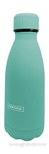 Dubbelväggig flaska i rostfritt stål. 350 ml. turkos. 8436588850249
