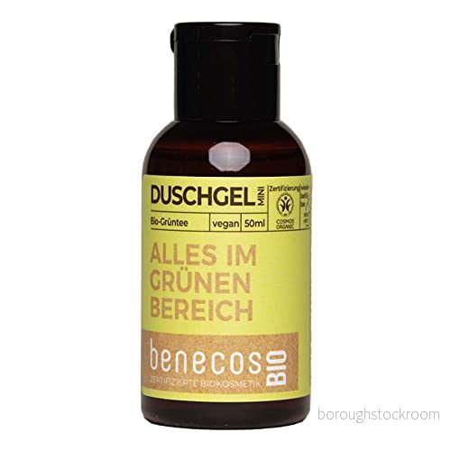 benecosBIO mini duschgel ekologiskt grönt te allt i område veganskt återvunnen plast 4260198096827