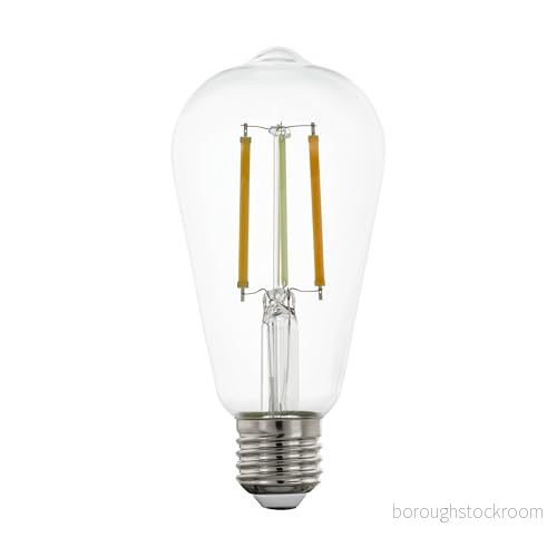 EGLO connect.z LED-lampa E27 ST64, ZigBee, Dimbar, 700 Lumen, 6 W, Vintage glödlampa klar 9002759122362