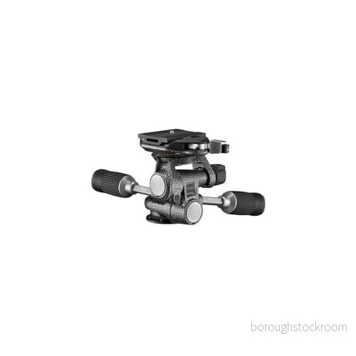 Gitzo 3 vägs vätskehuvud för tripods, med bubbelnivå, ergonomiska handtag, i ultralätt magnesium, rymmer upp till 13 kg, fotografer och videografer 8024221693386