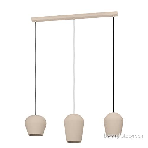 EGLO Hänglampa Cambaito - 3 lampor - sandfärgad - 900143 9008606238927