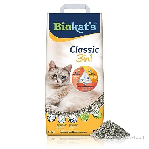 Biokat's Classic Kattströ, Grå, 17 x 24.5 44 cm 4002064614458