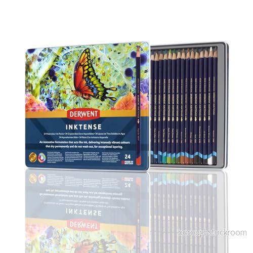 Derwent Inktense pennor 24 stycken flerfärgade 5028252187046