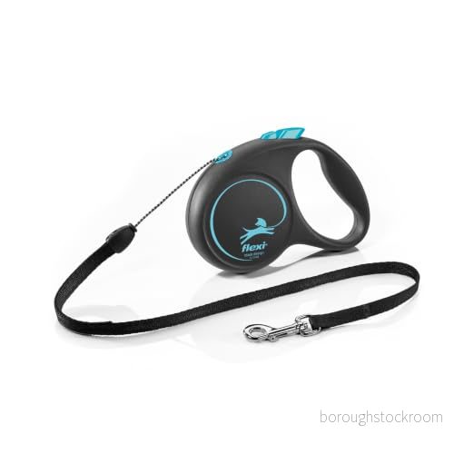 Flexi Black Design S leash 5 m 12 kg blue 4000498033333