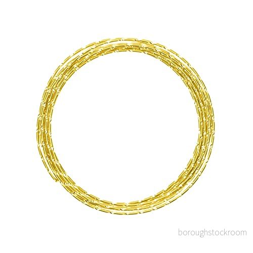 Vaessen Kreativ aluminiumtråd, solgul, m, pysseltråd, dekorativ tråd, blomtråd, aluminiumtråd diamantsmycke 2 mm x 5 meter flexibel smyckestråd, solig gul, 500 0,2 cm 8716052174331