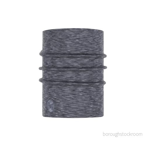 Buff Merino Heavyweight Neckwarmer, Tour de cou unisexe gris 8428927368881