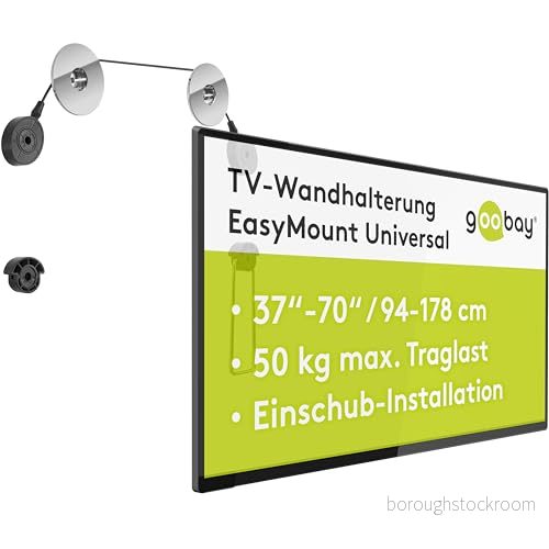 Goobay 63490 TV EasyMount L, svart 4040849634901