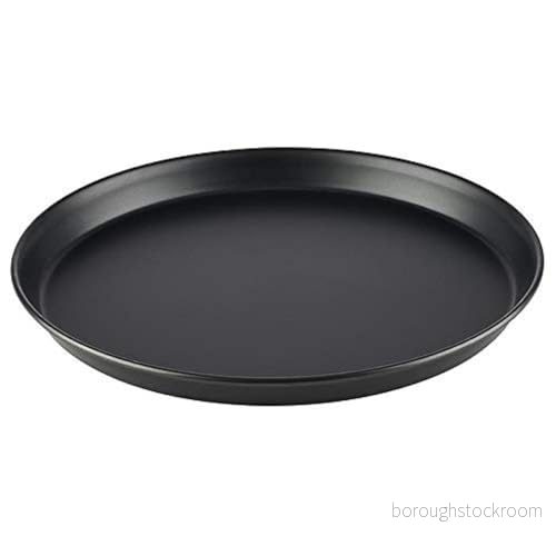 APS Pizzaform rund Ø 28/26,3 x 2,5 cm pizzabricka av blå plåt, obelagd, lång livslängd, för professionell pizzabakning 4004133735071