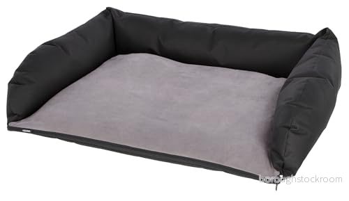 Kerbl hund bilsäng, 80 x 60 cm, svart 4018653963418
