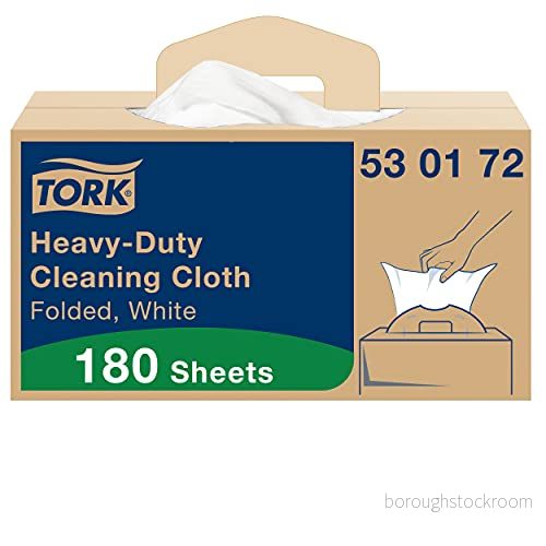 Aftørringsklud Tork Kraftig W7 Handy box 1 lag 415x355 mm Hvid,180 stk/krt 7322541184128