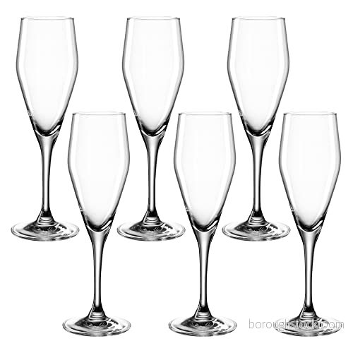 Leonardo sektglas Twenty 4, 6 er set, 220 ml, diskmaskinssäker, teqton kristallglas, 066546 4045037665460