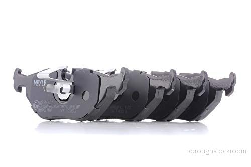 MEYLE 025 216 9117 Jeu de plaquettes frein ORIGINAL Quality Essieu arrière préparé pour indicateur d'usure avec tôle anti bruit BMW: 5 Touring 4040074104354