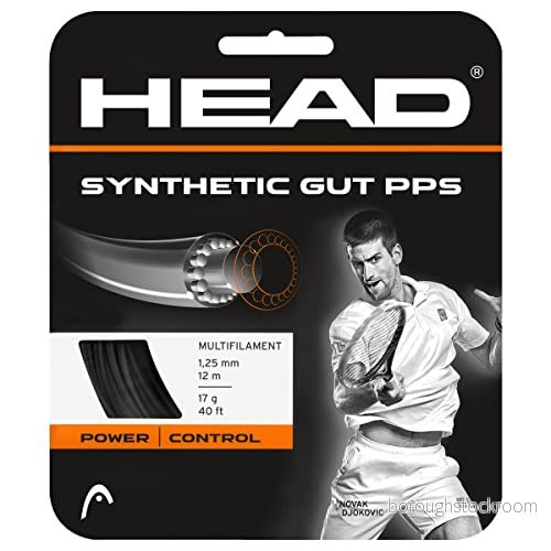 HEAD unisex vuxna syntetisk bra PPS set tennissträng, svart, 16 726423568896