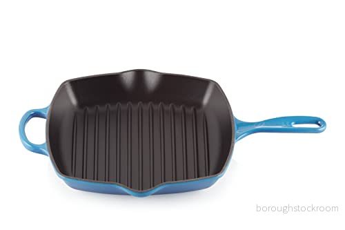 Le Creuset Griddle Pan Signature Azure 26 x cm enamelled non stick coating 24147294429