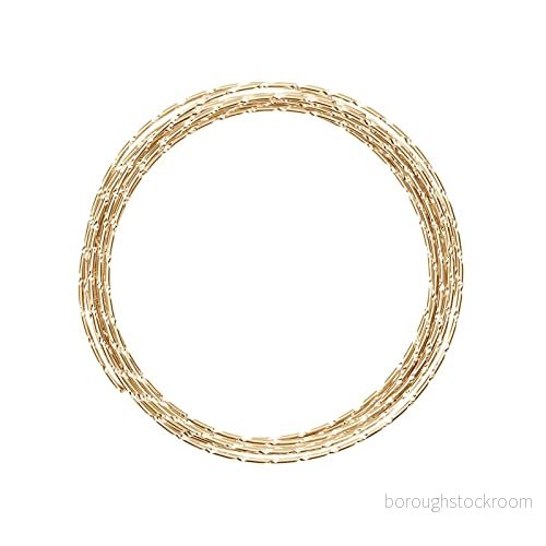Vaessen Creative 2 mm x 5 m aluminiumtråd diamantskärning, ljust guld 8716052168750