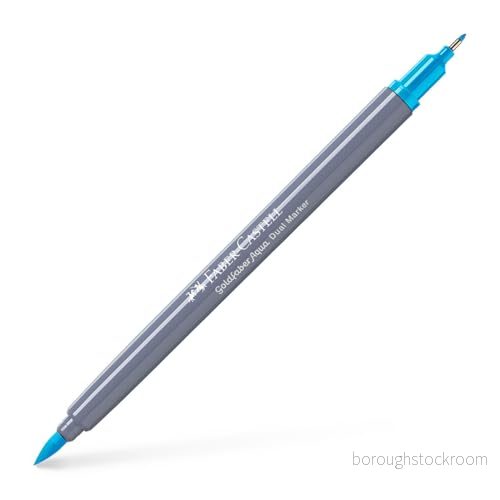 Faber Castell Goldfaber Aqua Dual Marker Maganesisk blå 4005401646457
