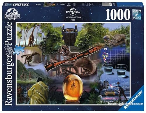 Ravensburger Jurassic Park Movie Poster 1000 Piece Jigsaw Puzzle for Adults & Kids Age 12 Years Up 4005556171477 Ravensburger Jurassic Park Movie Poster 1000 Piece Jigsaw Puzzle for Adults & Kids Age 12 Years Up 4005556171477
