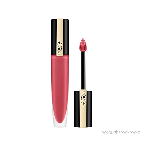 L'Oréal Paris Rouge Signature 121 I chose, lätt och högpigmenterat läppstift med matt finish, 7 ml 3600523739073