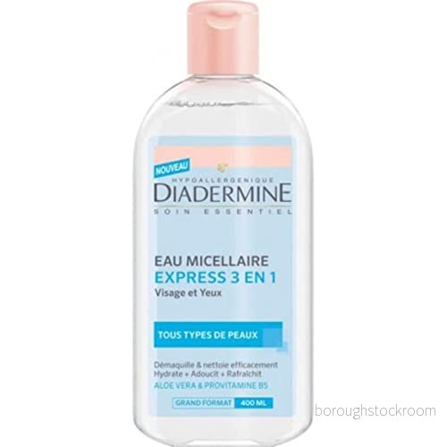 Diadermine Express micellärt vatten 3 i 1 ansikte och ögon 400 ml flaska 3178041317573
